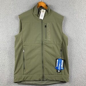 NWT Cinch Storm Defense Vest Mens Small Olive Green Windproof MWV1099001 Ranch